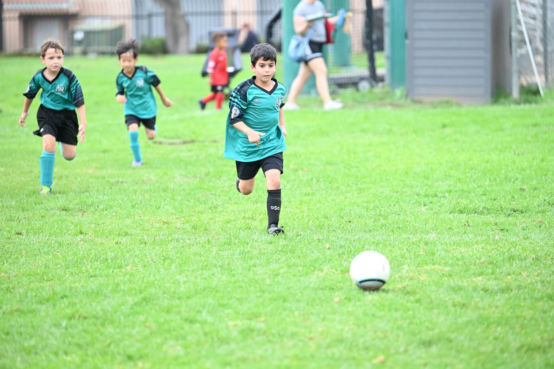 Fall soccer game at Region 13