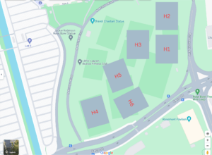 Brookside Park / Rose Bowl Area field map
