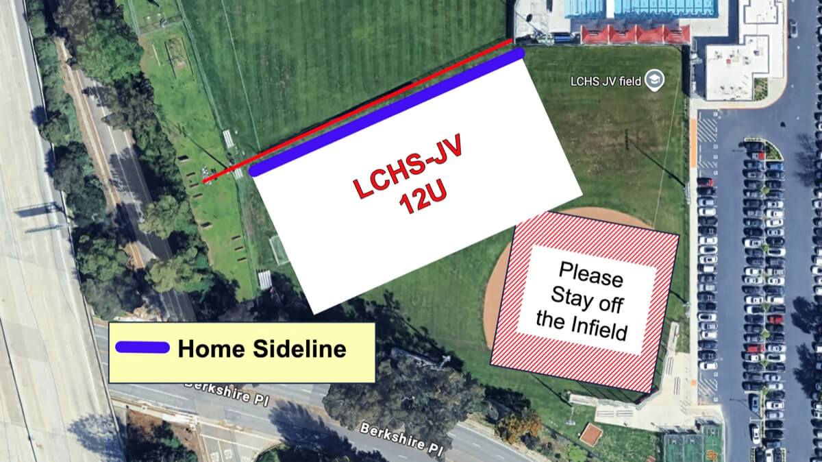 LCHS 12U game field map