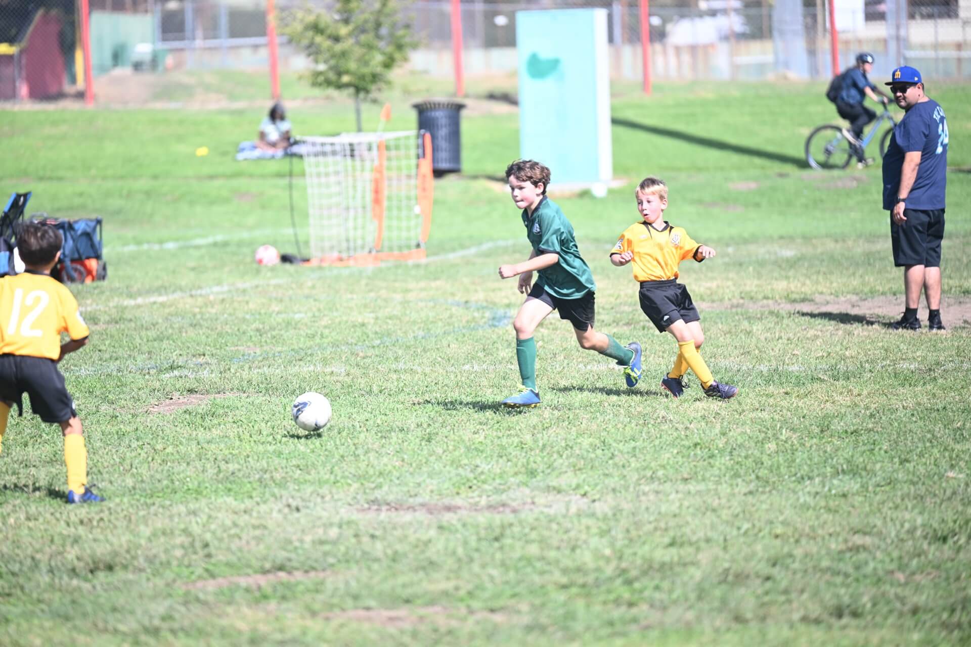 Spring soccer game at Region 13