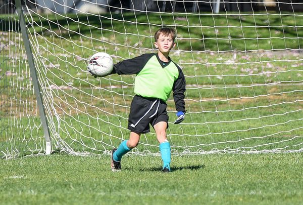 Spring soccer game at Region 13
